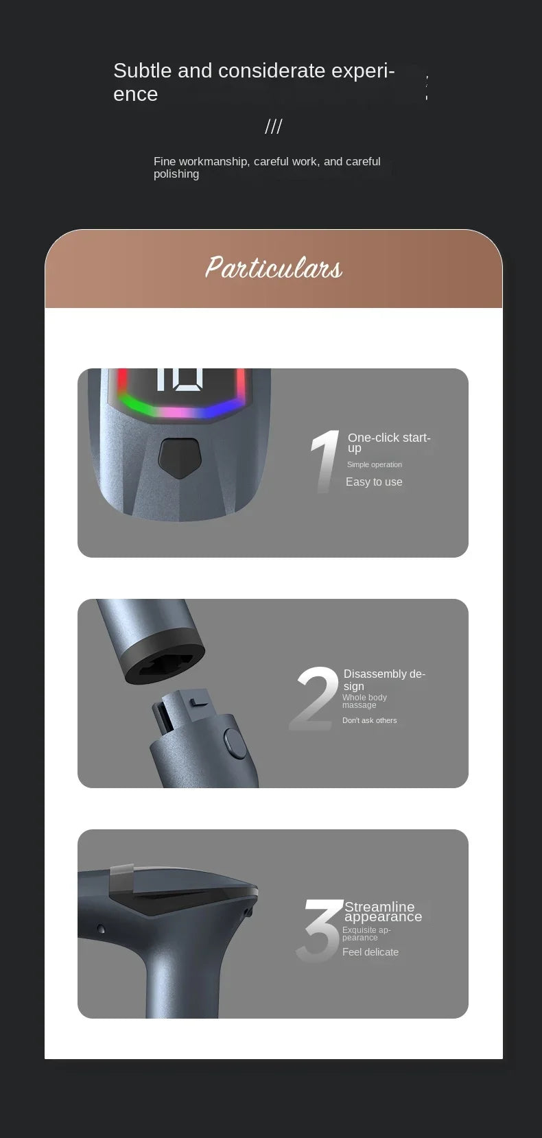 PrimeRelief Performance Massage Gun